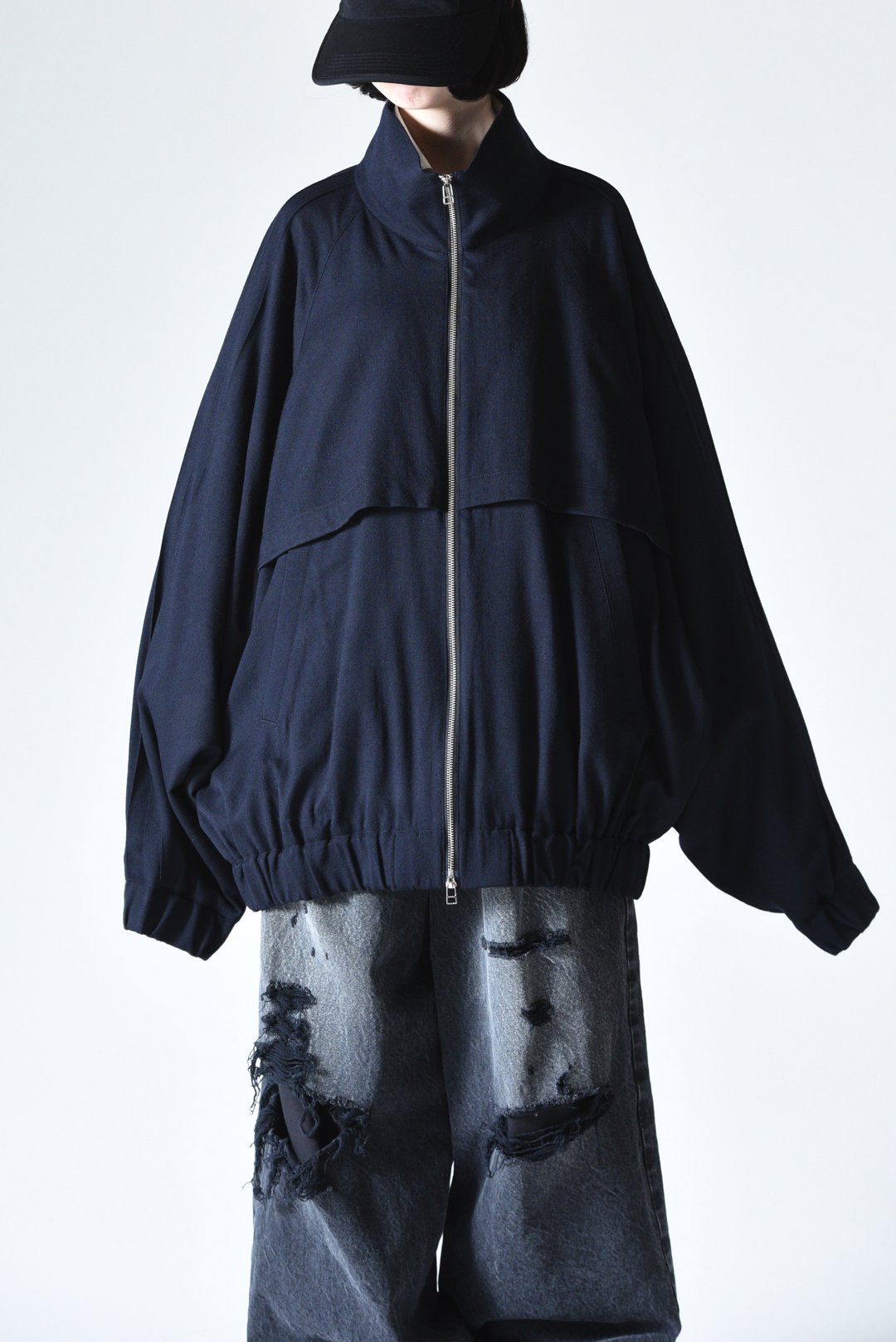 My Beautiful Landlet ウールギャバジンステッチトラックジャケット Navy/Black - BISHOOL,Edwina Horl,My  Beautiful Landlet,YANTOR等取扱い OVIE STUDIO の通販サイト