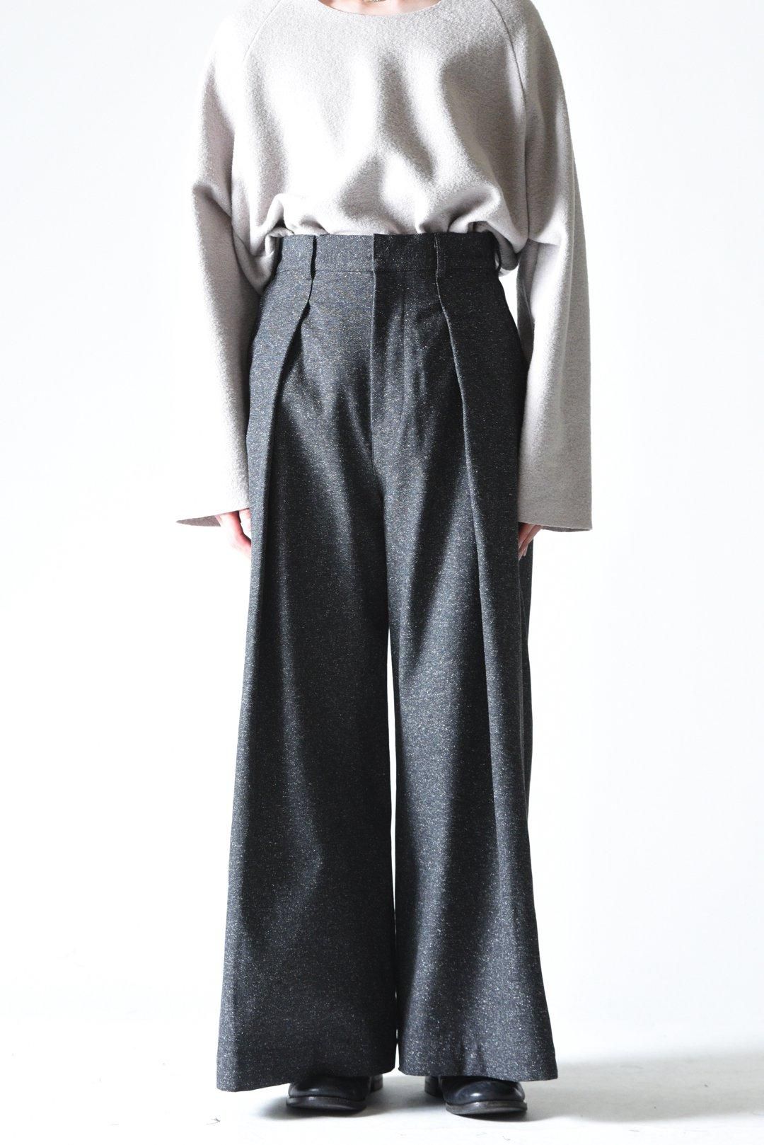VOAAOV ジャズネップ1タック袴パンツ Black - BISHOOL,Edwina