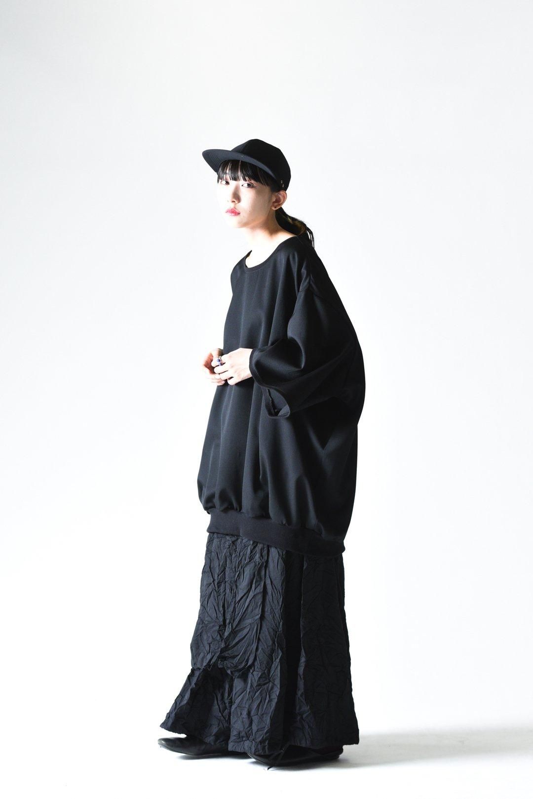 SUÉSADA × BISHOOL] Symbol Cap wool gabardine black - BISHOOL