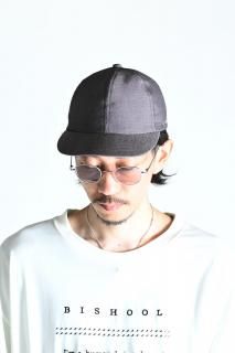 [SUÉSADA  BISHOOL] Symbol Cap wool gabardine ash pink