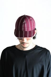 [SUÉSADA  BISHOOL] Symbol Cap rayon dobby stripe