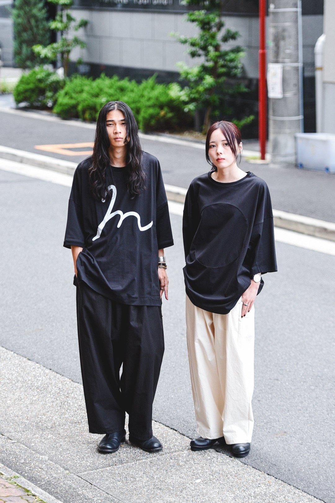 【toma】my beautiful landlet カットソー My Beautiful Landlet 日の丸ワイドカットソー Black - BISHOOL