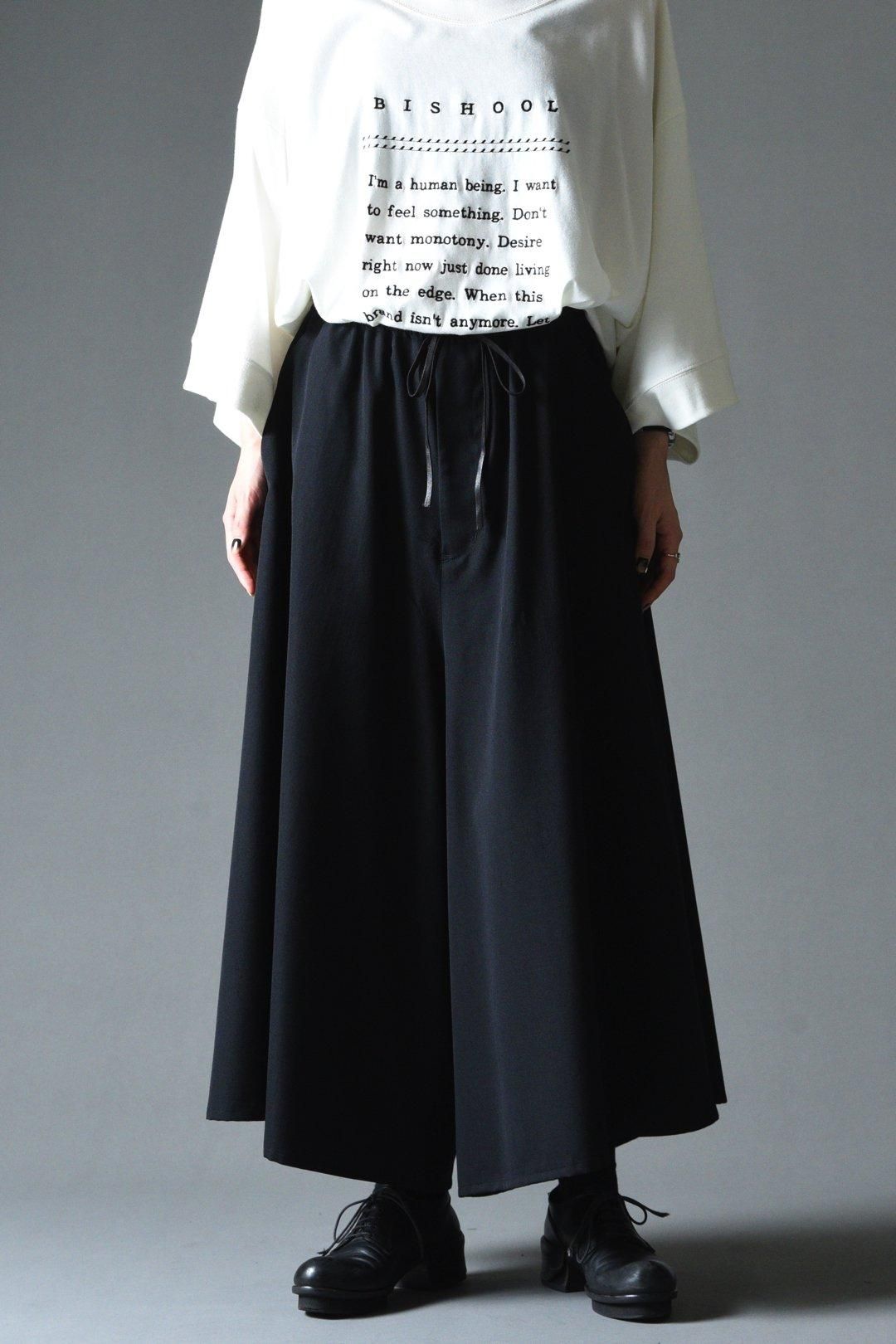 【最終値下げ】BISHOOL プリーツ袴パンツ BISHOOL Wool Gabardine 3 Tuck 袴 Pants - BISHOOL,Edwina Horl