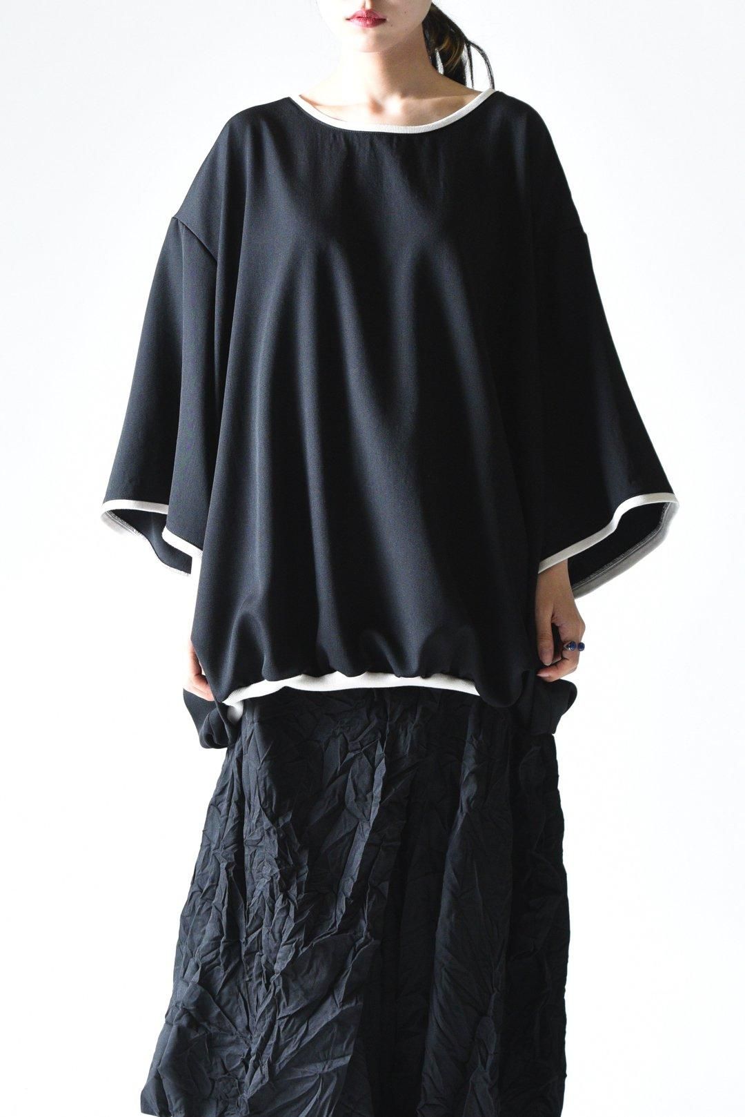 Wool Gabardine Balloon Big-T - BISHOOL