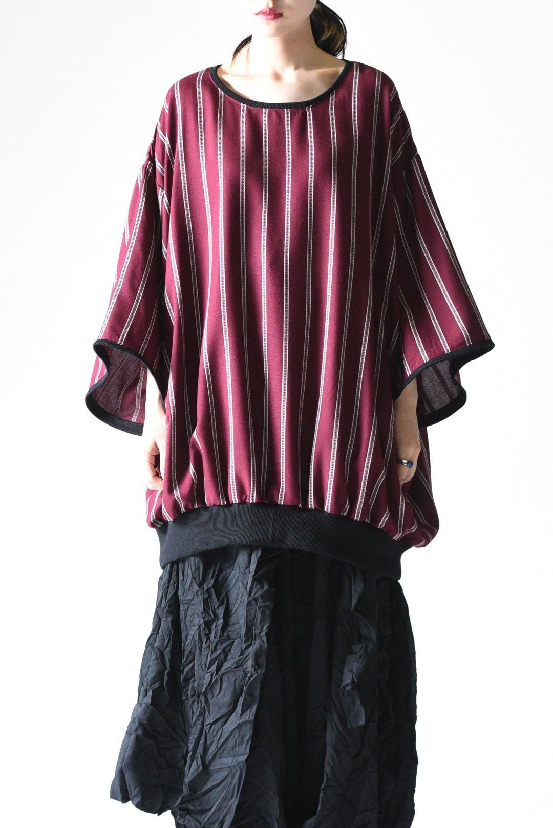 BISHOOL Bishu Rayon Dobby Balloon Rib Pullover - BISHOOL,Edwina