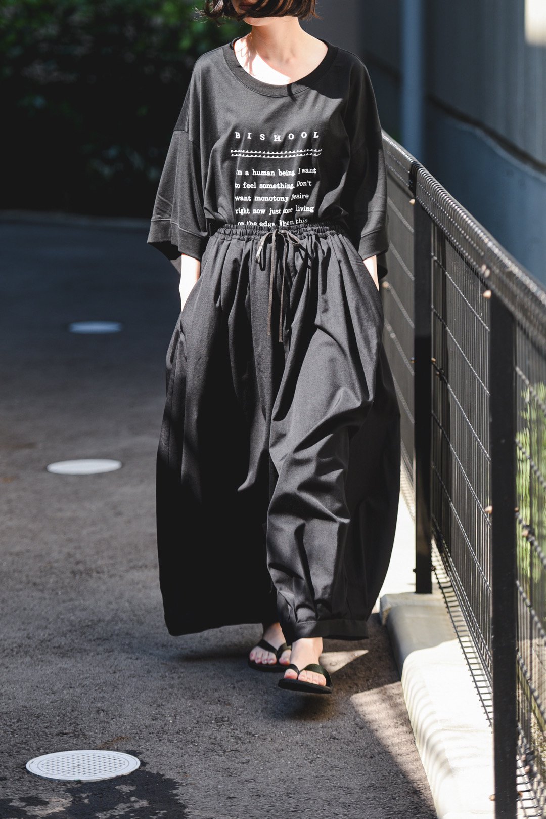 BISHOOL Wool Gabardine Pumpkin Drape Pants black - BISHOOL,Edwina Horl,My  Beautiful Landlet,YANTOR等取扱い OVIE STUDIO の通販サイト