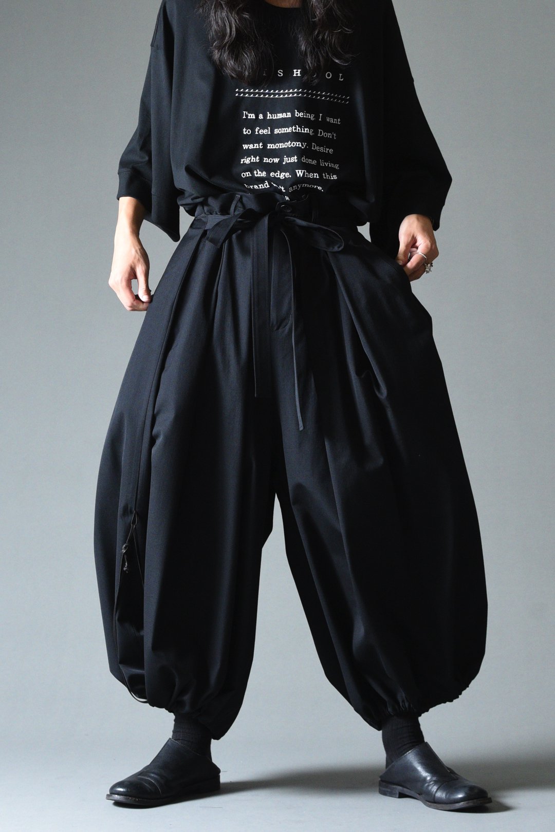 BISHOOL Wool Gabardine KIMONO Balloon Pants black - BISHOOL,Edwina Horl,My  Beautiful Landlet,YANTOR等取扱い OVIE STUDIO の通販サイト