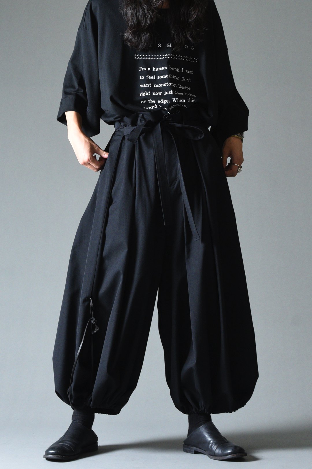 BISHOOL Wool Gabardine KIMONO Balloon Pants black - BISHOOL,Edwina Horl,My  Beautiful Landlet,YANTOR等取扱い OVIE STUDIO の通販サイト