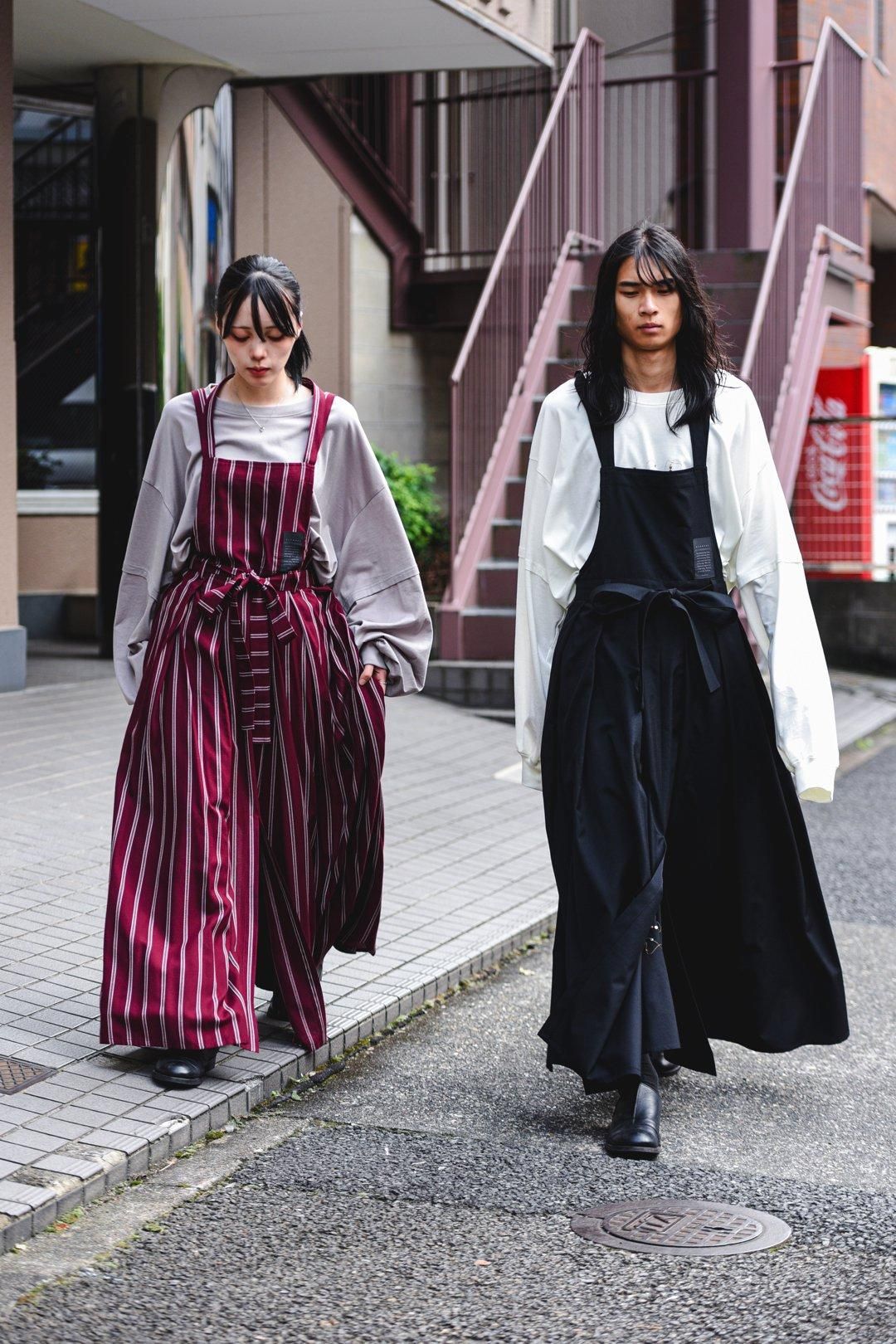 BISHOOL Wool Gabardine Wrap KIMONO Cloth black - BISHOOL,Edwina