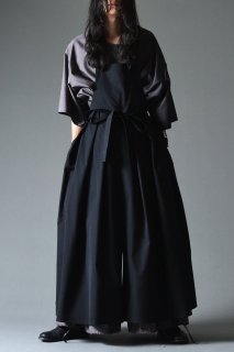 BISHOOL Wool Gabardine Wrap KIMONO Cloth black pre-order