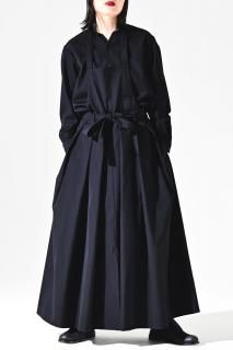 BISHOOL Wool Gabardine Wrap KIMONO Cloth black 