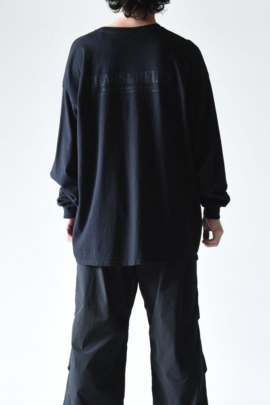 ESSAY BLACK OVERSIZED LONG T-SHIRT Chaos - BISHOOL,Edwina Horl,My