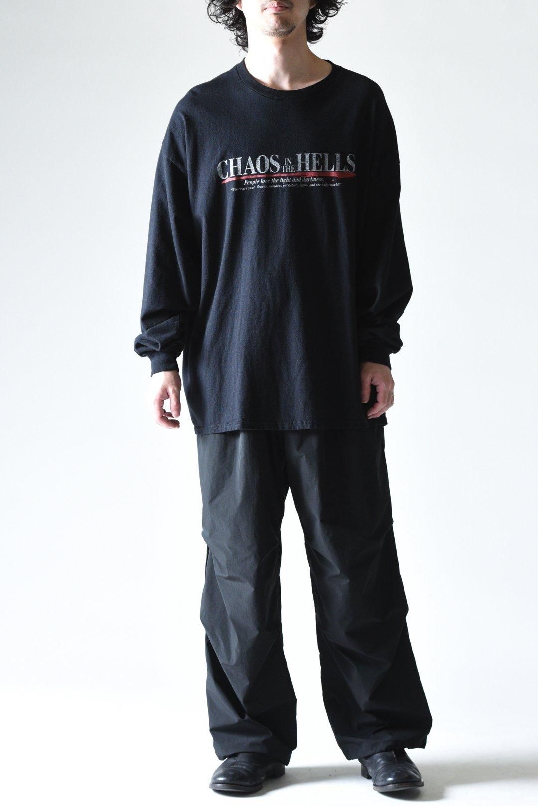ESSAY BLACK OVERSIZED LONG T-SHIRT Chaos - BISHOOL,Edwina Horl,My