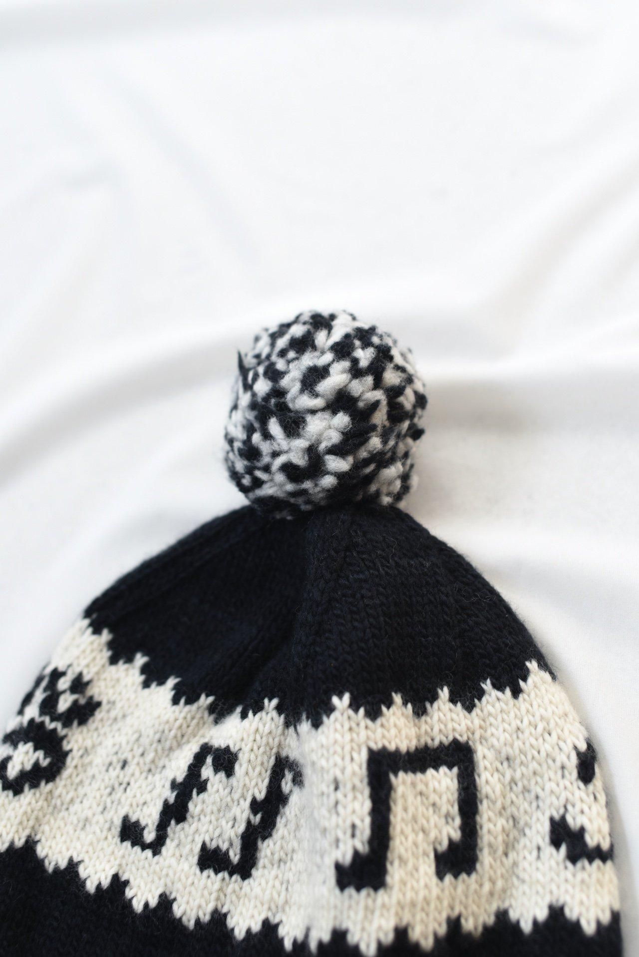Leh Ear Flap Knit Cap Om Black - BISHOOL,Edwina Horl,My
