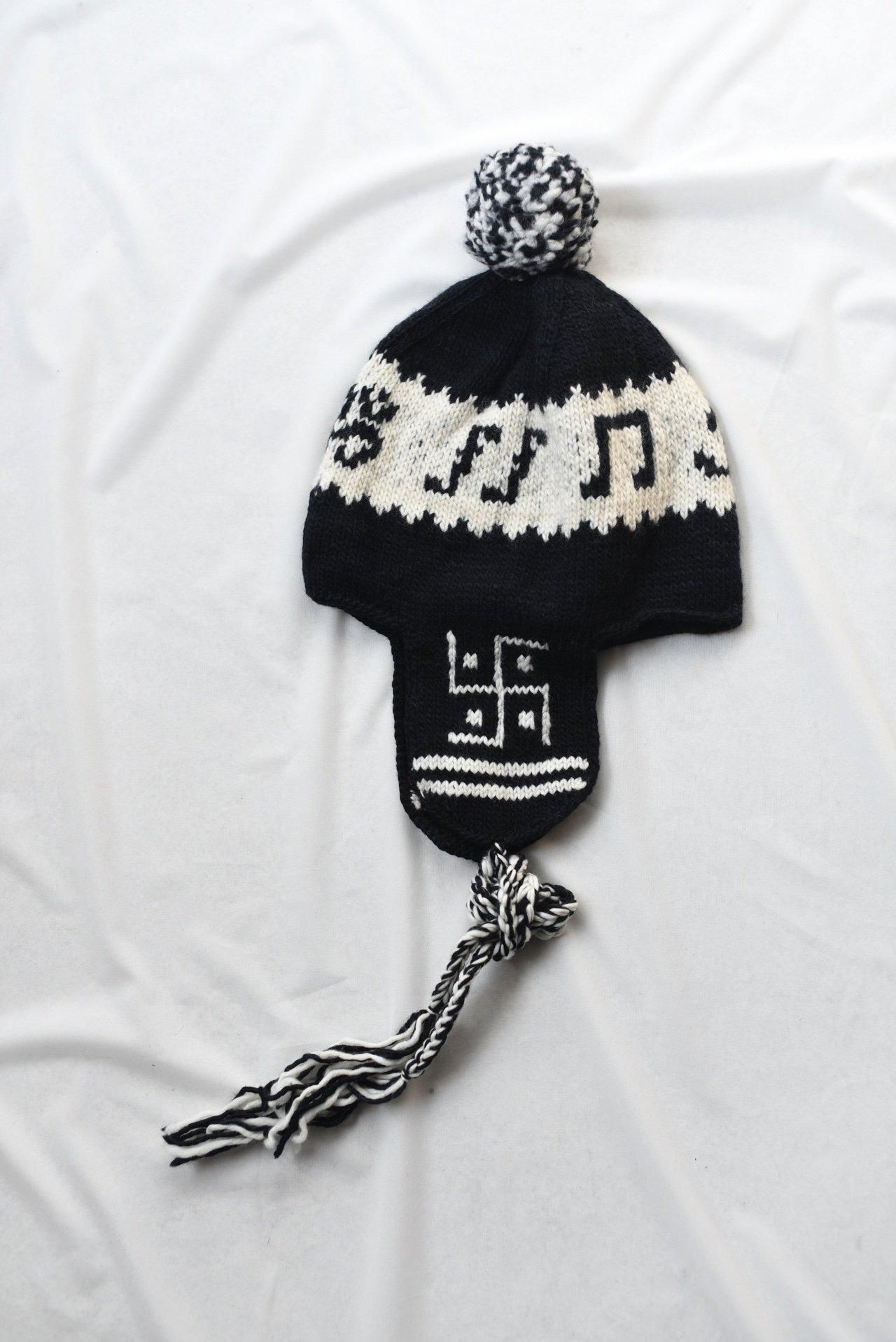 Leh Ear Flap Knit Cap Om Black - BISHOOL,Edwina Horl,My