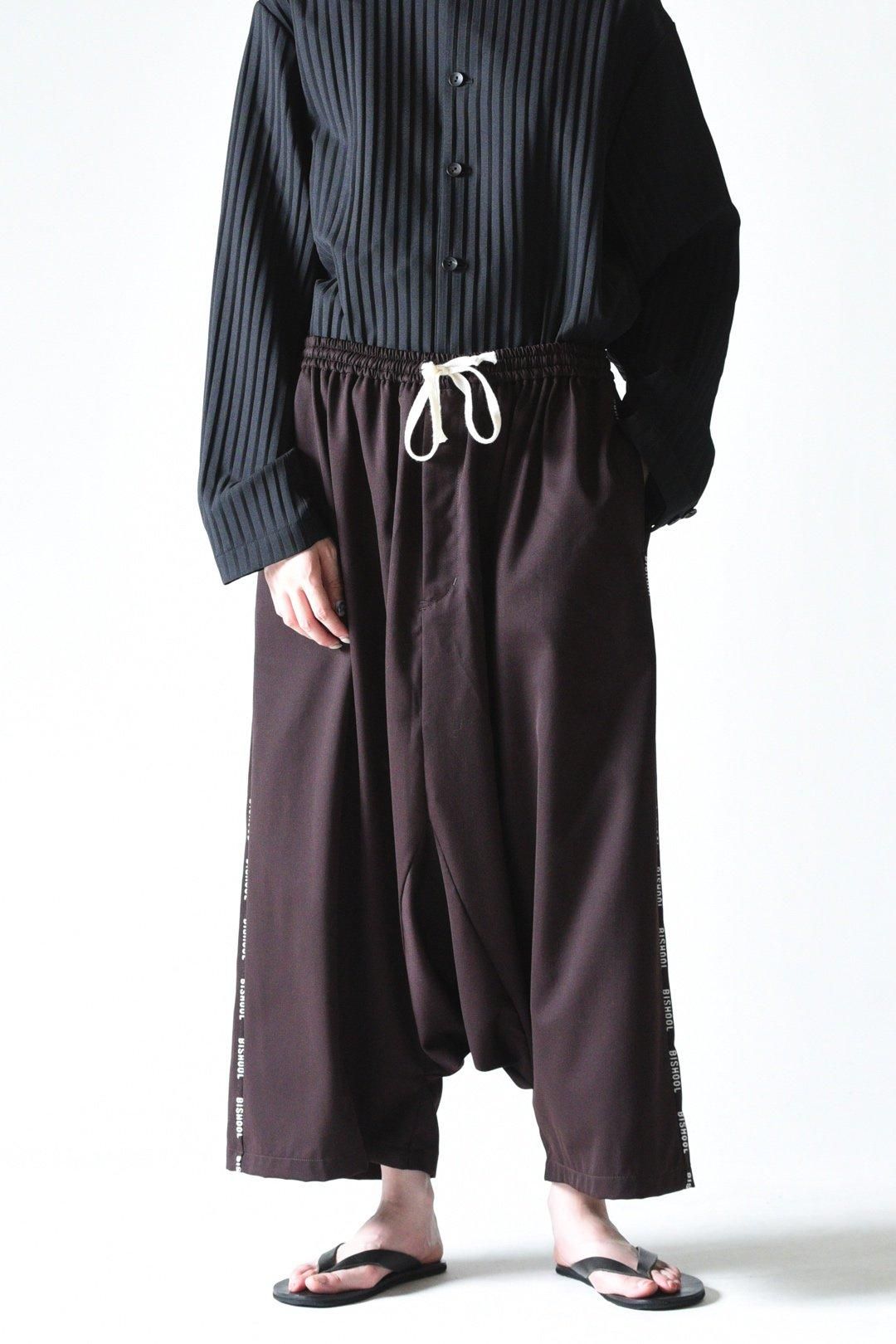 BISHOOL Wool Gabardine Sarrouel Line Pants brown - BISHOOL,Edwina Horl,My Beautiful Landlet,YANTOR等取扱い OVIE STUDIO の通販サイト BISHOOL Wool Gabardine Sarrouel Line Pants brown - BISHOOL,Edwina Horl,My Beautiful Landlet,YANTOR等取扱い OVIE STUDIO の通販サイト