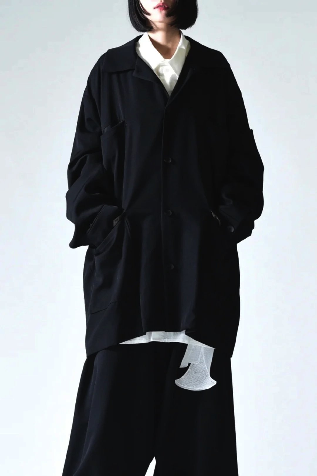 BISHOOL Wool Gabardine Huge Jacket - BISHOOL,Edwina Horl,My Beautiful  Landlet,YANTOR等取扱い OVIE STUDIO の通販サイト