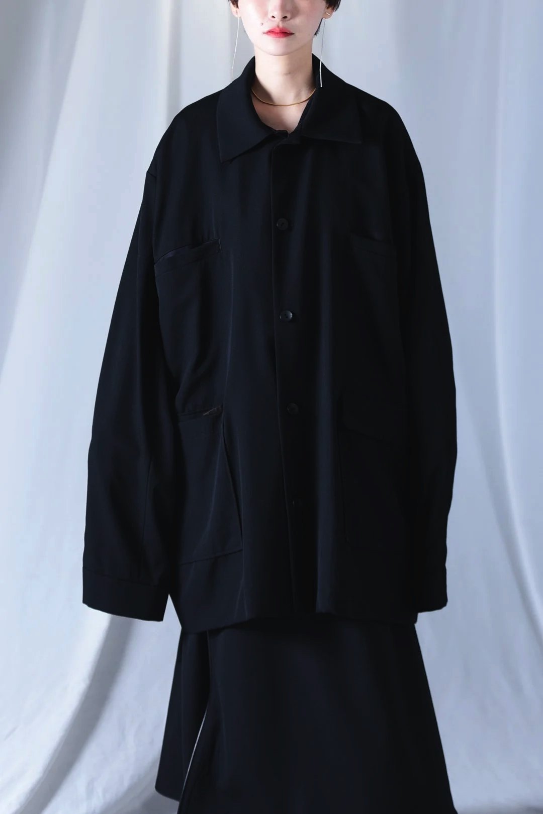 BISHOOL Wool Gabardine Huge Jacket - BISHOOL,Edwina Horl,My Beautiful  Landlet,YANTOR等取扱い OVIE STUDIO の通販サイト