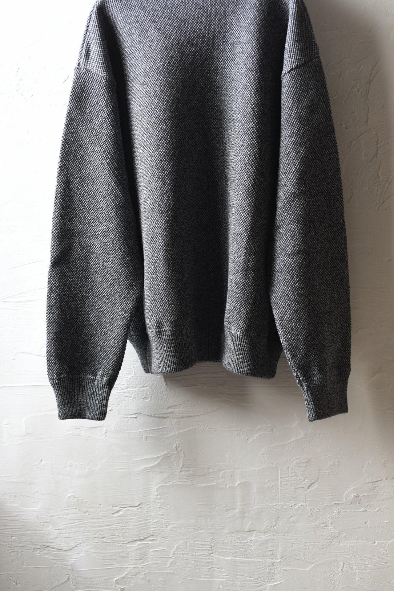 crepuscule Moss Stitch Turtle Neck D.Gray - BISHOOL,Edwina Horl,My