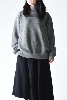 crepuscule Moss Stitch Turtle Neck D.Gray