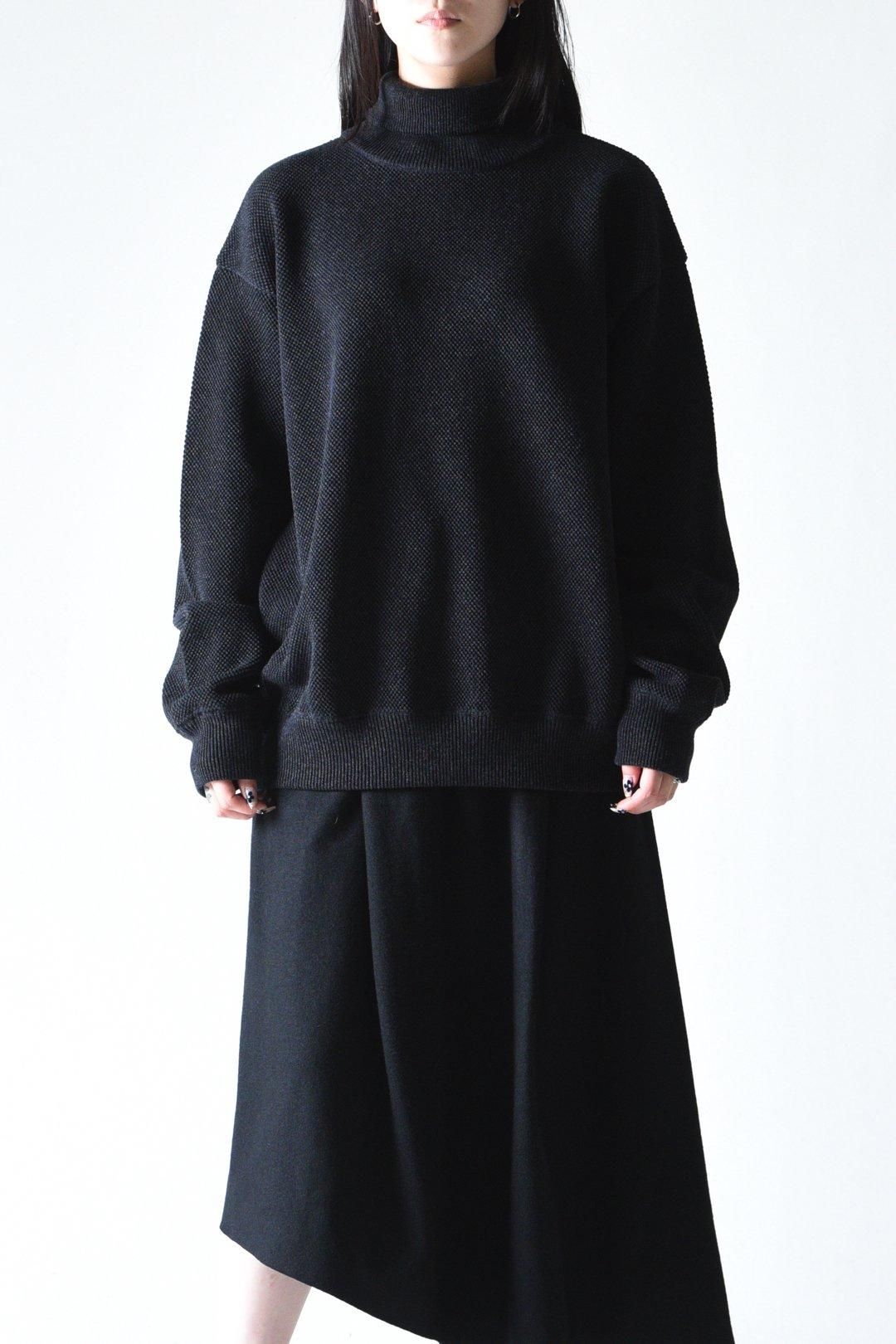 25AW crepuscule Co/Wo Moss stitch P/O 黒 crepuscule 】 new in 25aw