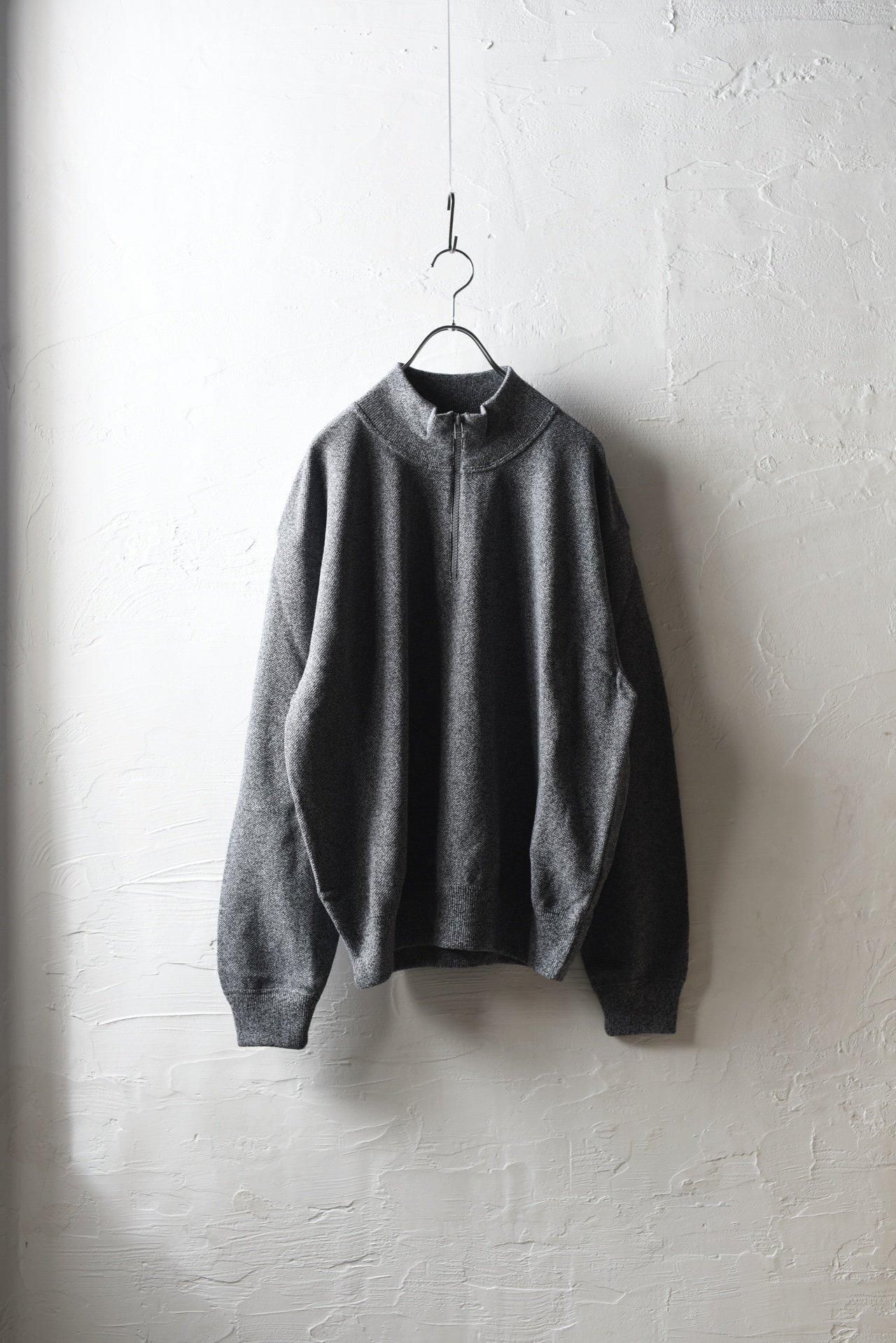 トップス crepuscule Moss Stitch Half Zip Pullover crepuscule Moss Stitch Half Zip Pullover