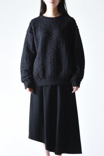 crepuscule Wave Knit Black