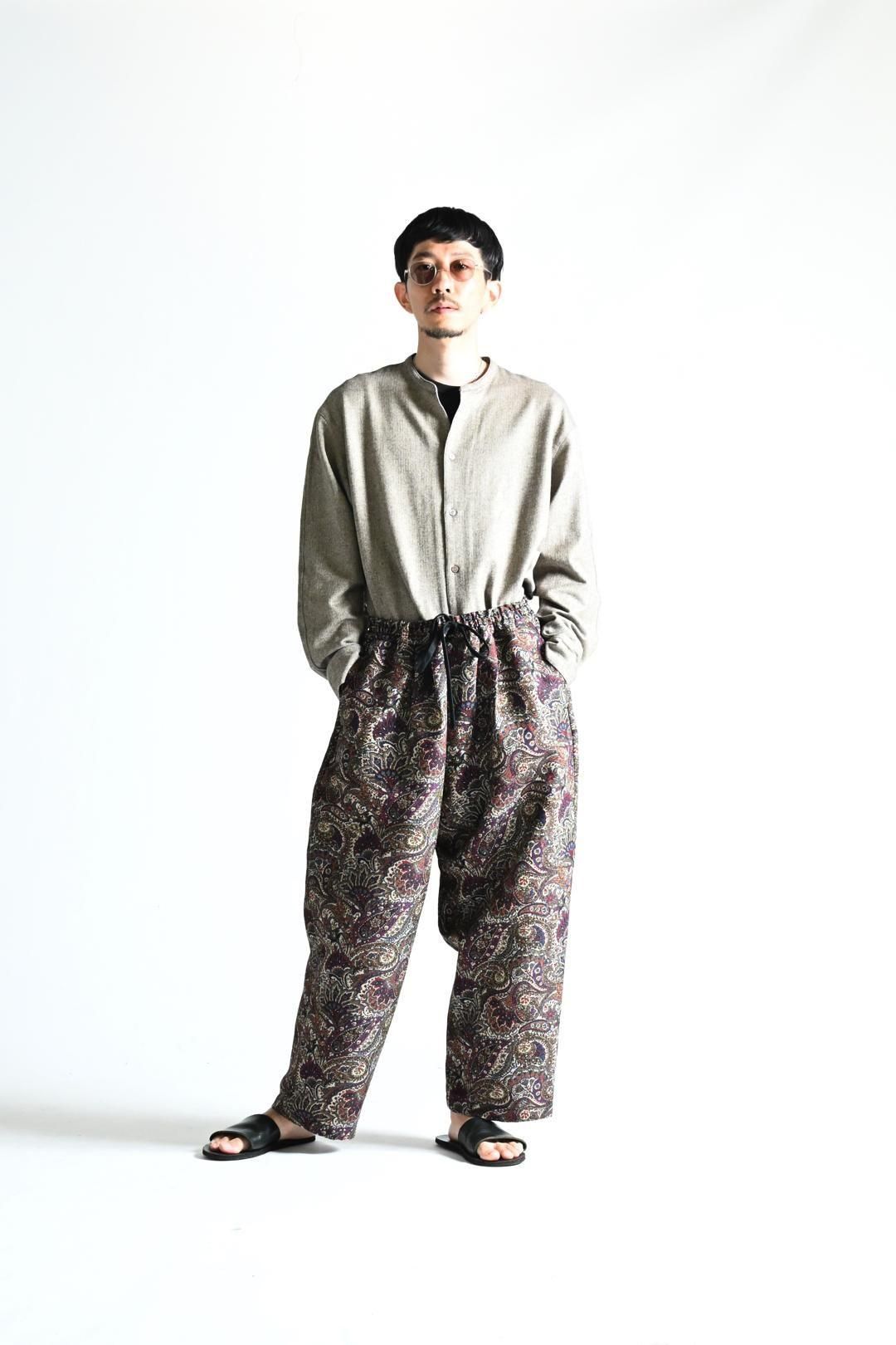 My Beautiful Landlet ゴブラン織イージーコクーンパンツ Beige