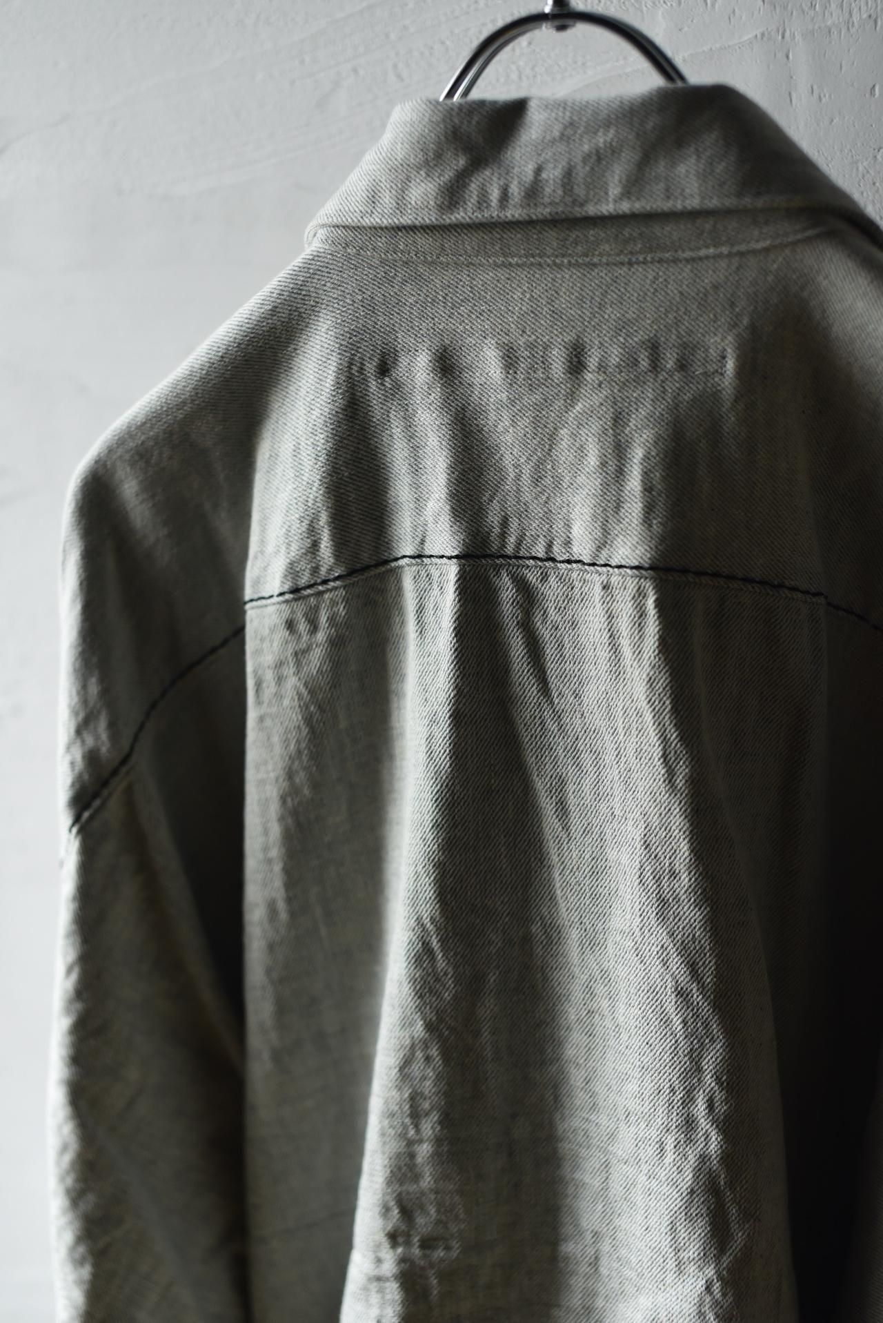 My Beautiful Landlet 0番ステッチフェードデニムブルゾン - BISHOOL