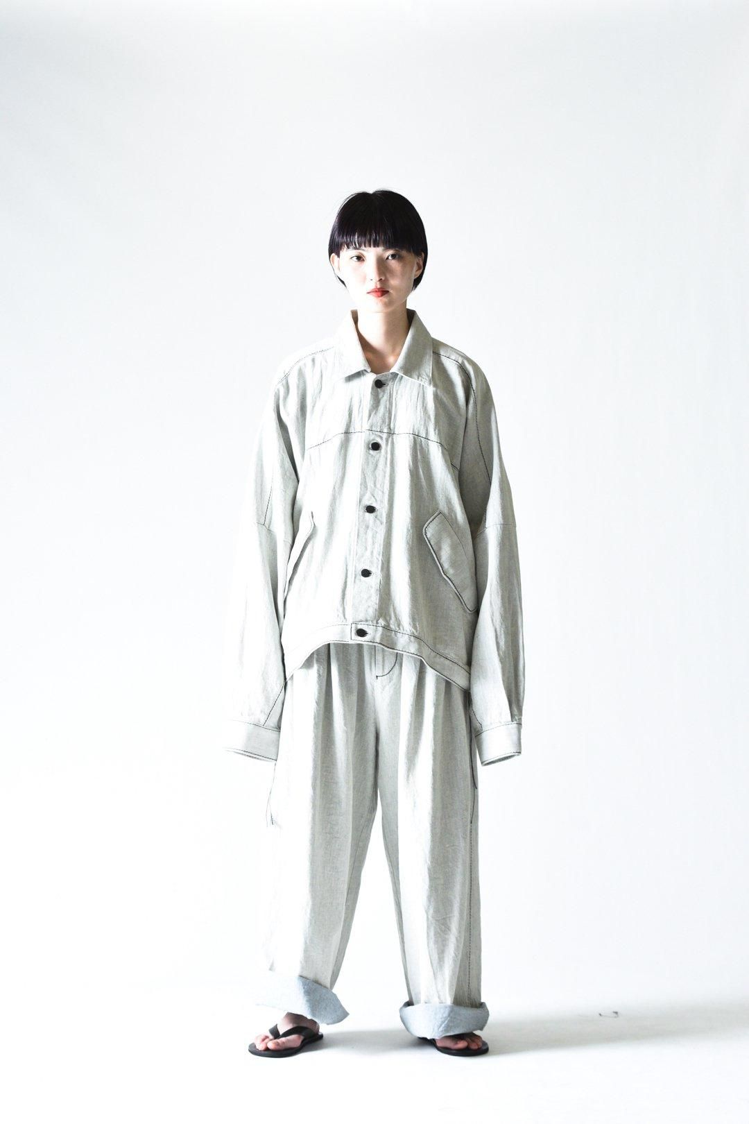 【16SS my beautiful landlet ブリーチデニムコート】 my beautiful landlet（マイビューティフルランドレット）の