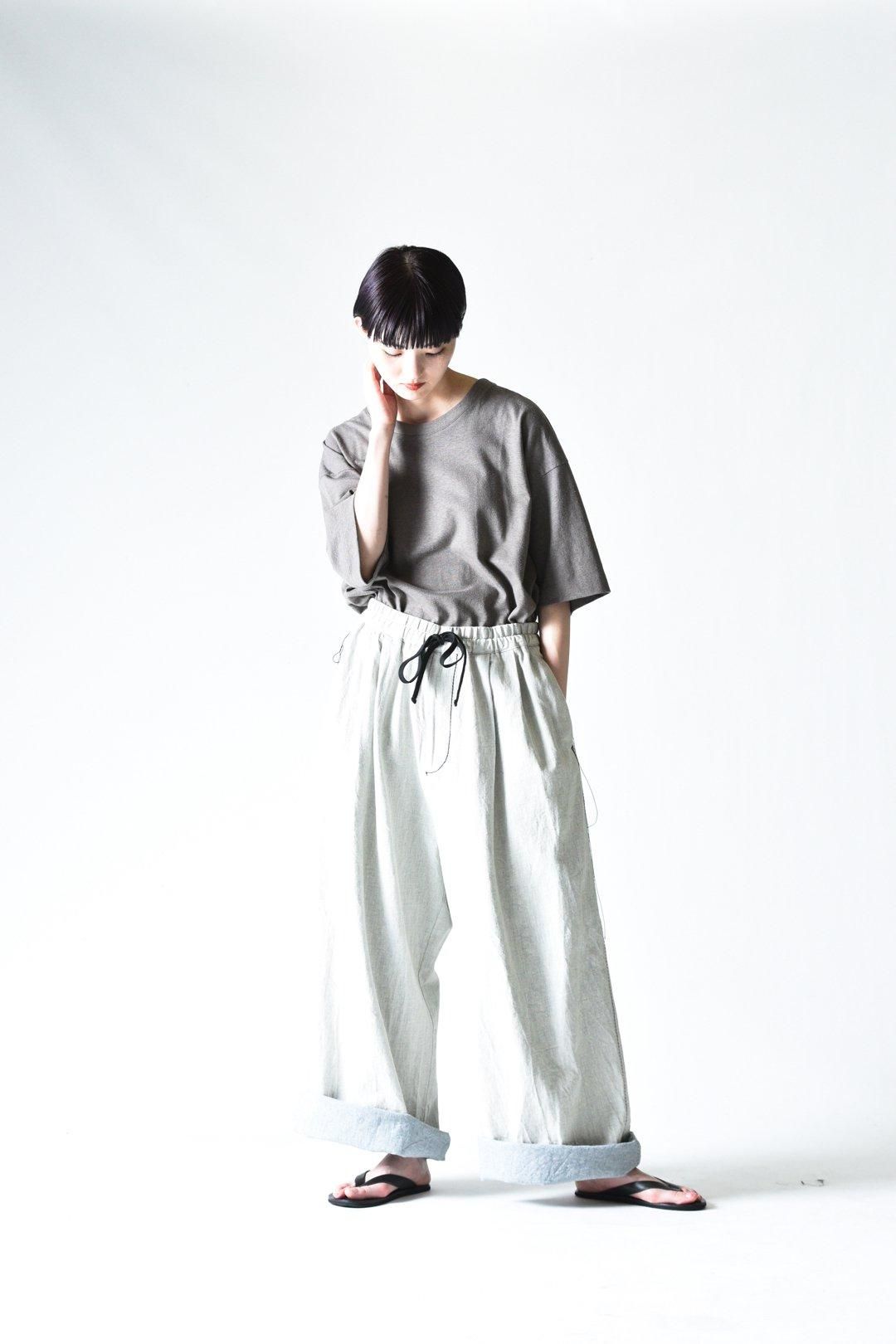 My Beautiful Landlet 0番ステッチフェードデニムイージーワイド