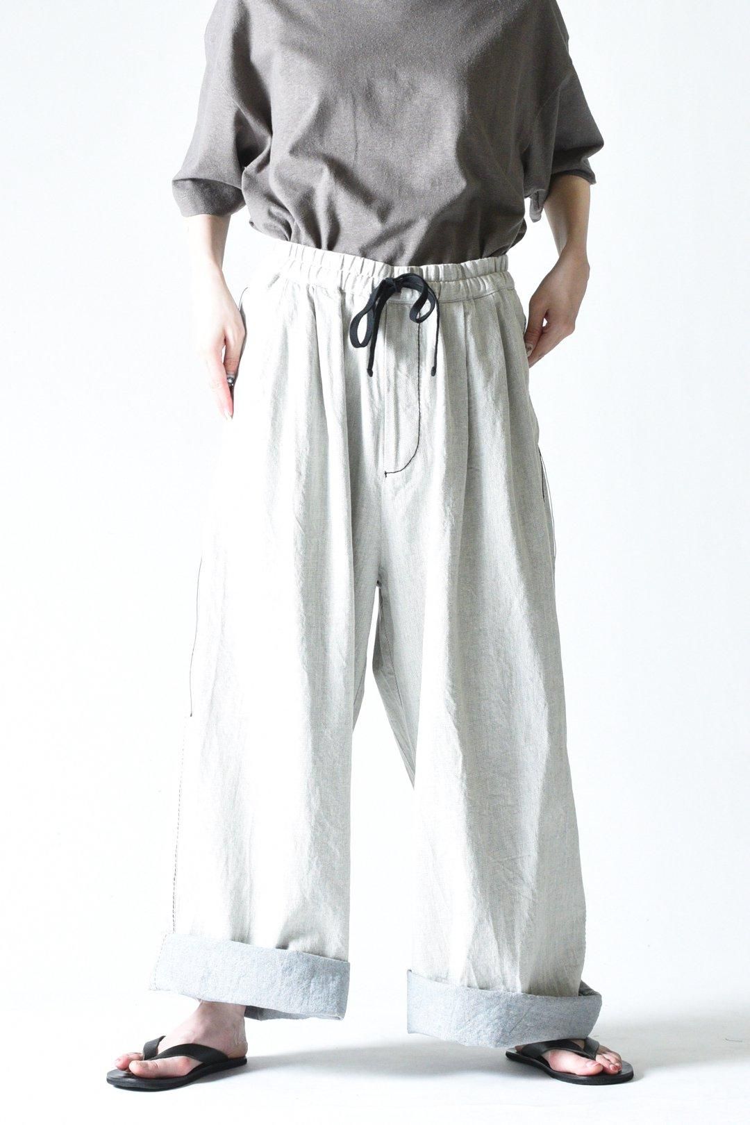 未使用 Ballsey ダブルフェイスドットステッチ ワイドパンツ