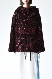 Leh Sequins Mountain Smock Parker Red