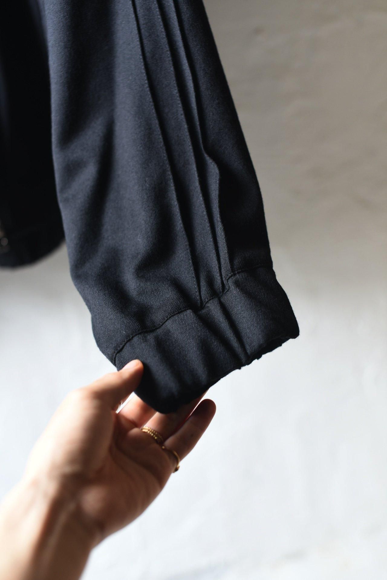 ☆極美品☆H BEAUTY&YOUTH ヘリンボーンツイード　ビックコート ユニセックス）ビックボーダーラウンドニット | ファッション