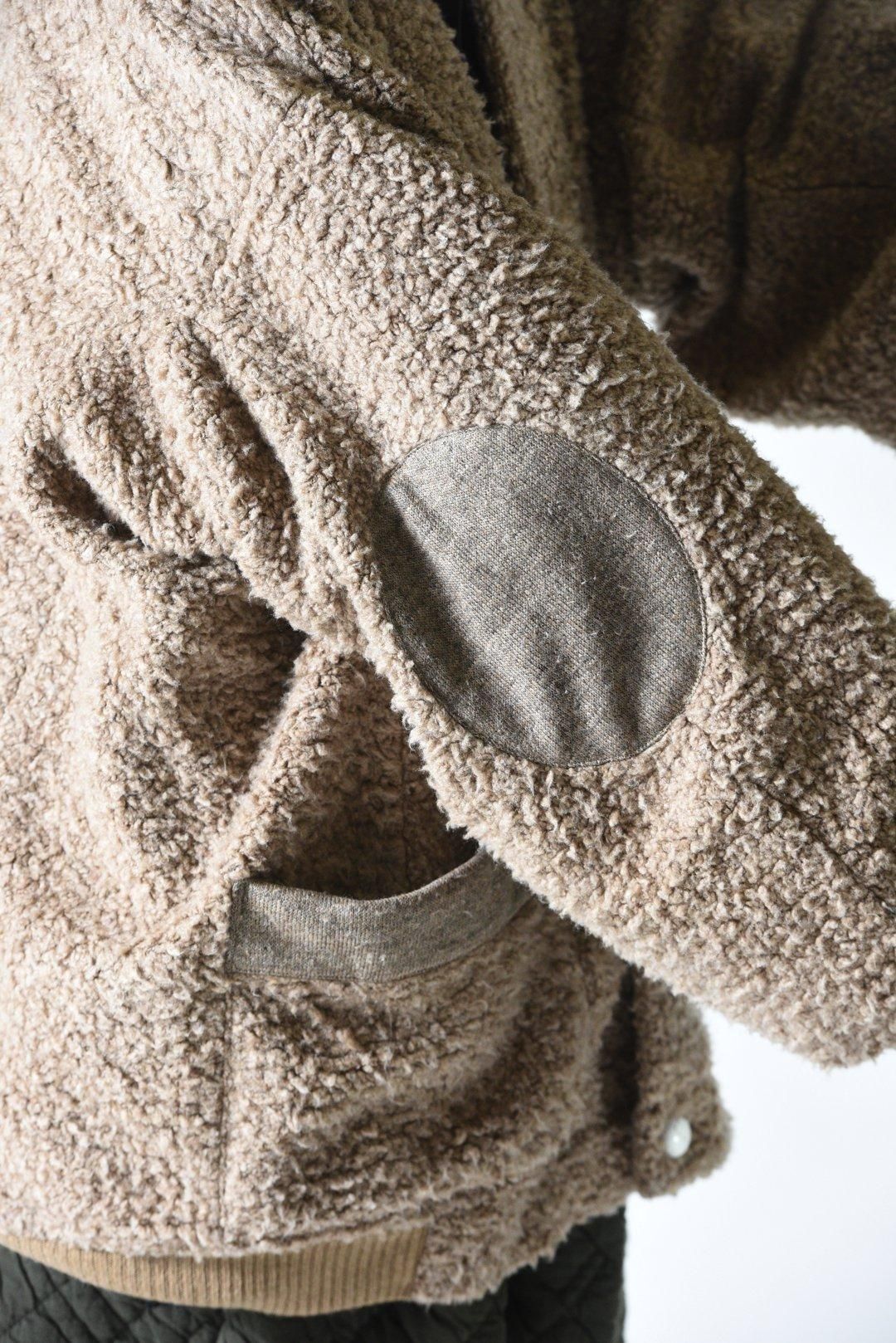 My Beautiful Landlet FAUX ALPACA ビッグカーディガン Beige