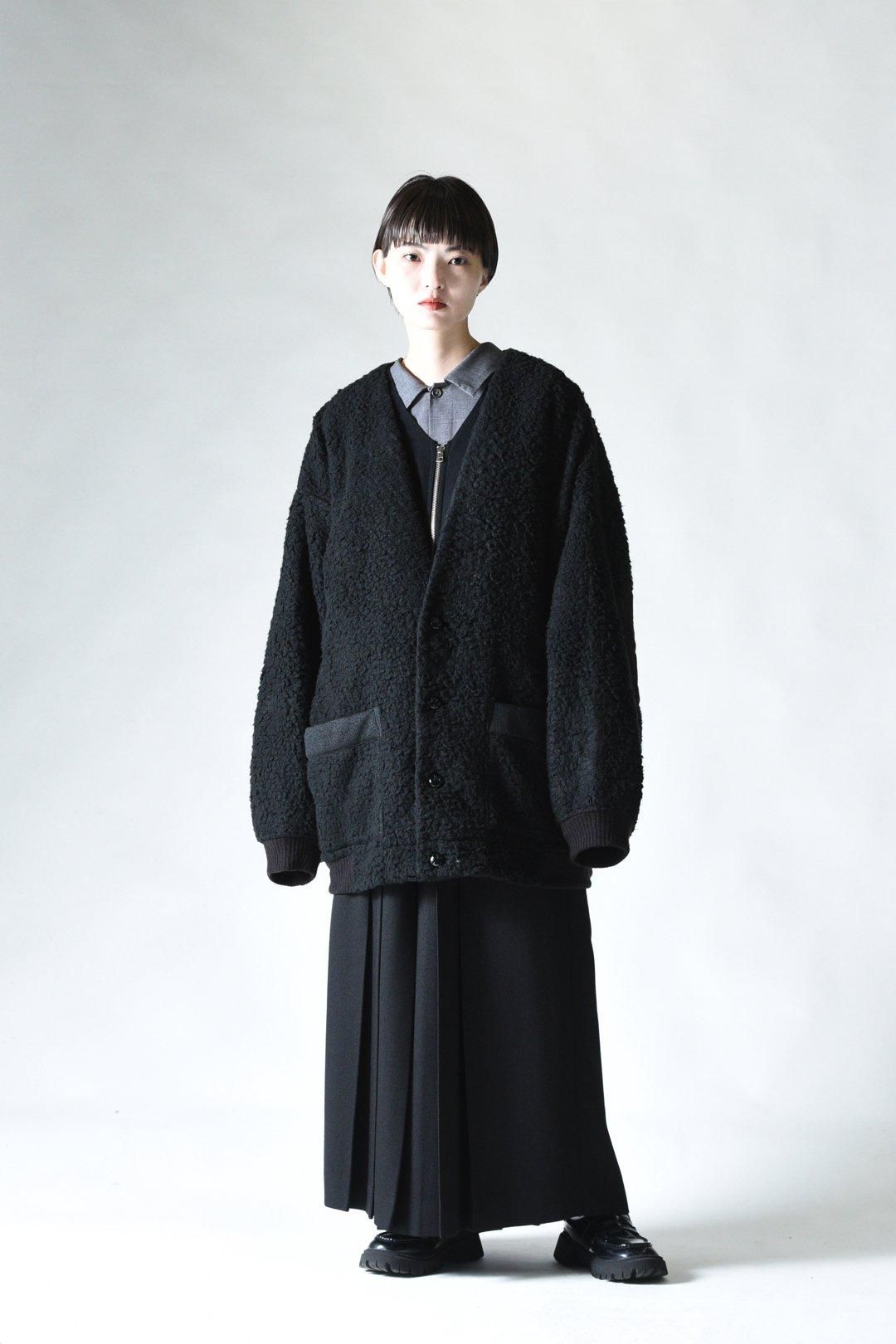 My Beautiful Landlet FAUX ALPACA ビッグカーディガン Beige