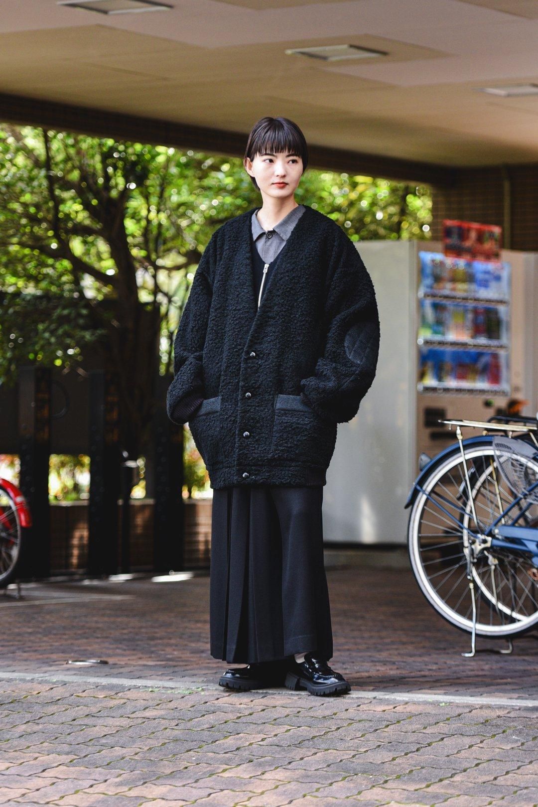 My Beautiful Landlet FAUX ALPACA ビッグカーディガン Black My Beautiful Landlet FAUX ALPACA ビッグカーディガン Black