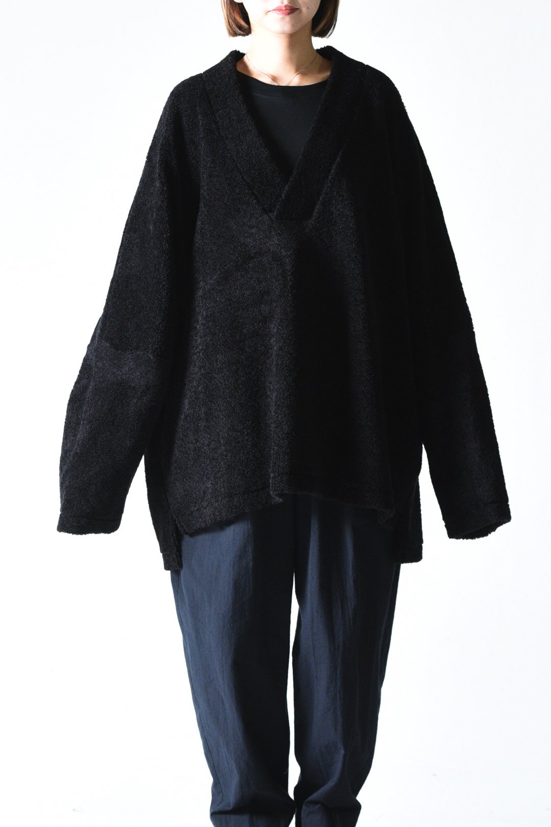 My Beautiful Landlet パイルニット着物ビッグプルオーバー Black - BISHOOL,Edwina Horl,My  Beautiful Landlet,YANTOR等取扱い OVIE STUDIO の通販サイト