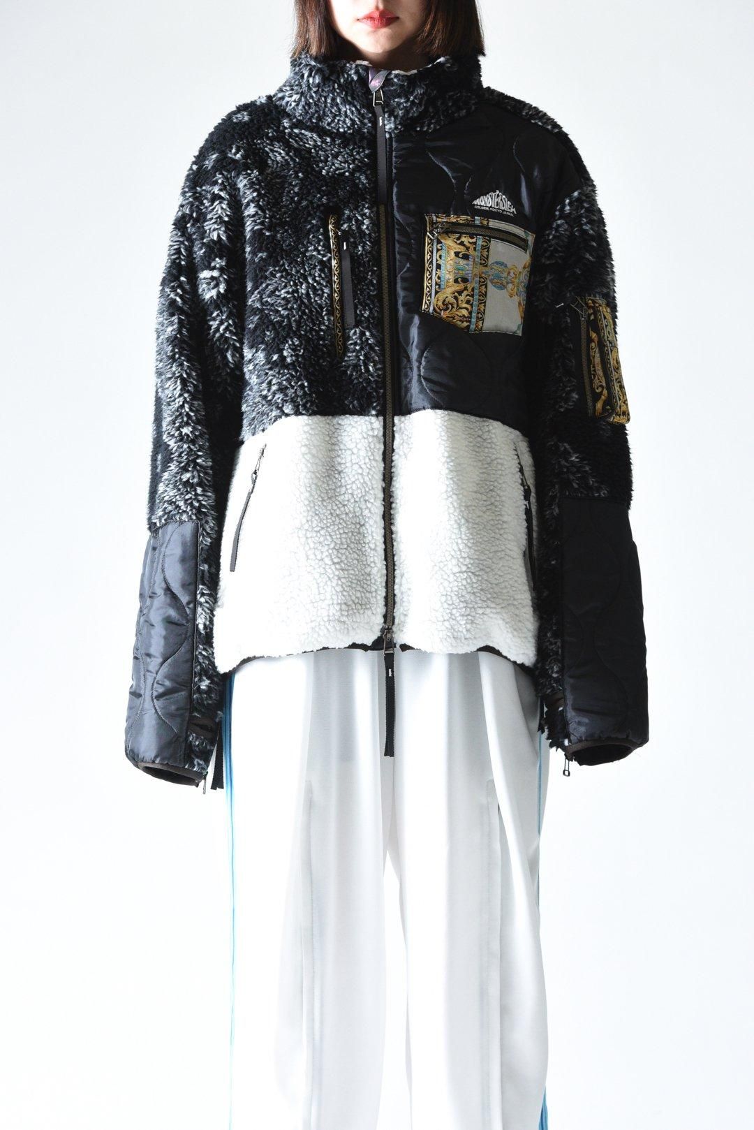 Leh Boa Fleece Blouson Black Mix - BISHOOL,Edwina Horl,My