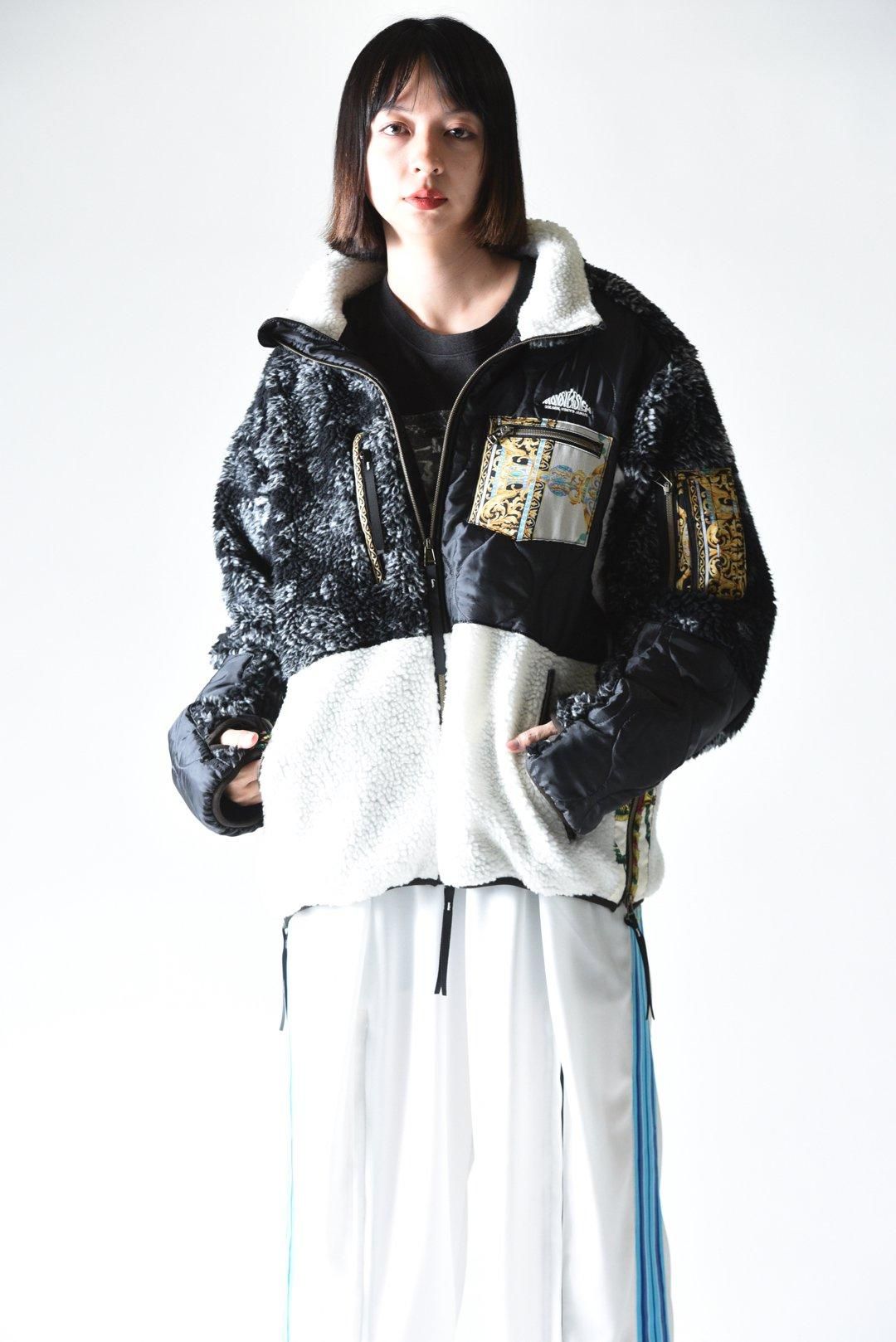 Leh Boa Fleece Blouson Black Mix - BISHOOL,Edwina Horl,My