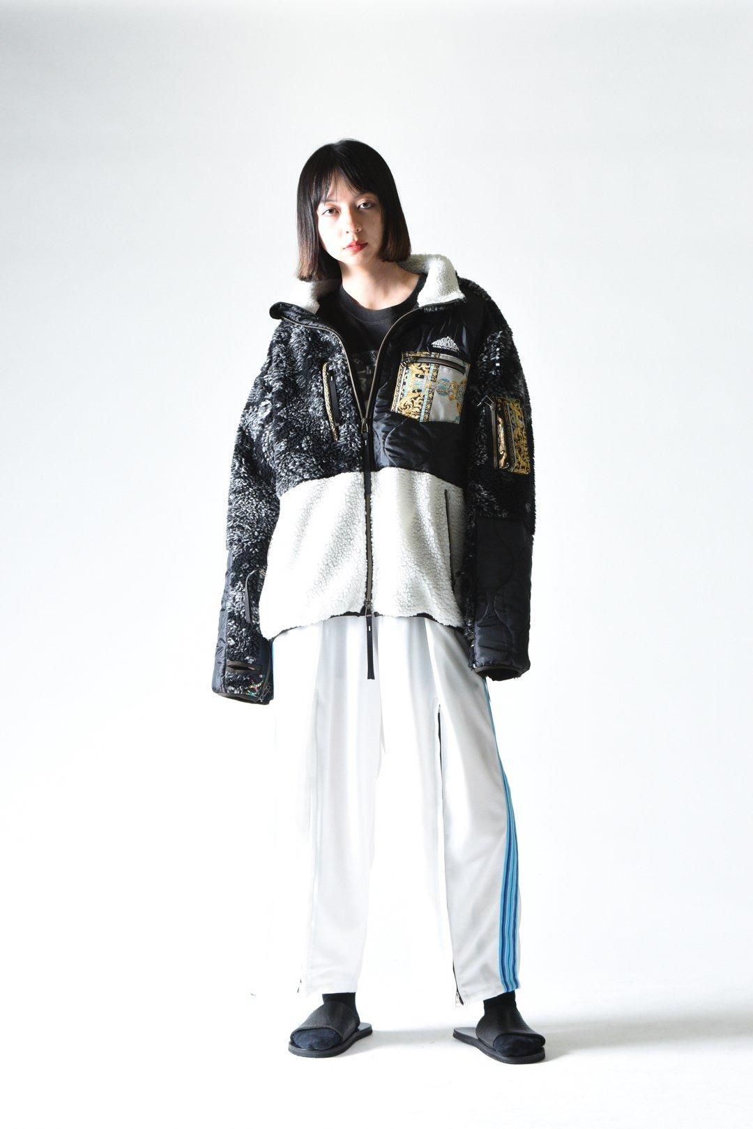 Leh Boa Fleece Blouson Black Mix - BISHOOL,Edwina Horl,My