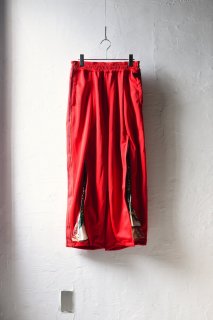 Leh Zip Wide Track Pants Red Size:S