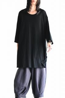 BISHOOL Giza Cotton Drape Big-T black