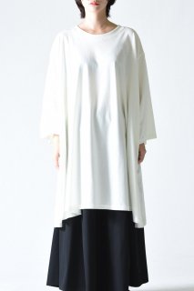 BISHOOL Giza Cotton Drape Big-T white