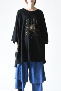 BISHOOL Sequins Embroidery Drape Big-T 