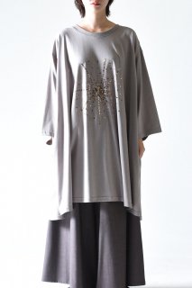 BISHOOL Sequins Embroidery Drape Big-T 