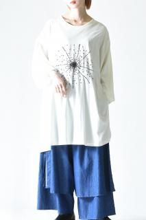 BISHOOL Sequins Embroidery Drape Big-T 