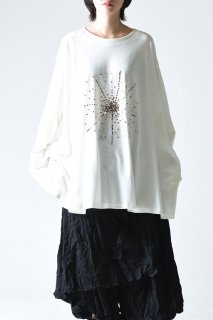 BISHOOL Sequins Embroidery Drape Long Sleeve 