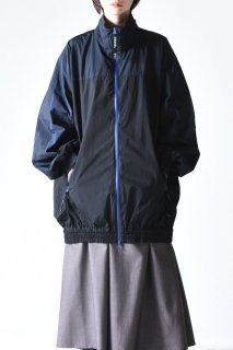 BISHOOL Nylon Weather Cloth Balloon Track Jacket navyblack