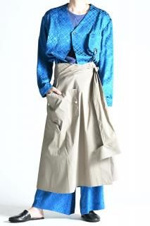 NaNo Art Hug wrap skirt beige 